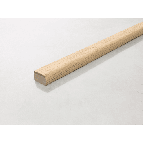 Millboard bullnose edging flex 240x5x3,2 cm ashwood
