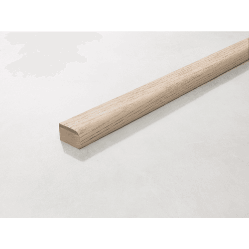 Millboard bullnose edging flex 240x5x3,2 cm limed oak