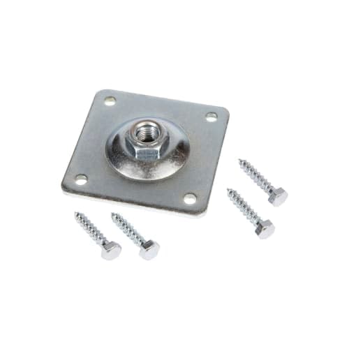 Verstelbare Bev.plaat tbv Betonpoer incl. bev. Materiaal