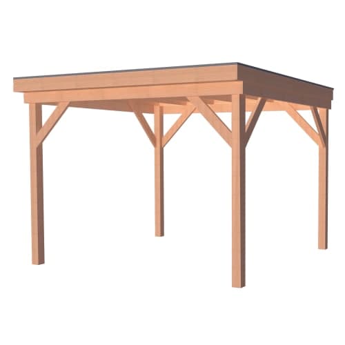 Douglas Overkapping Premium Geschaafd 300x300 cm