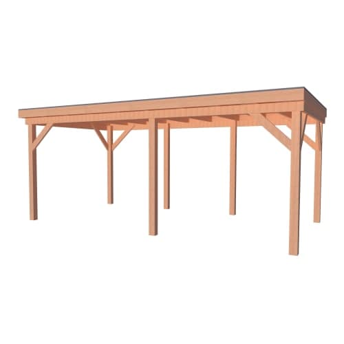 Douglas Overkapping Premium Geschaafd 300x580 cm