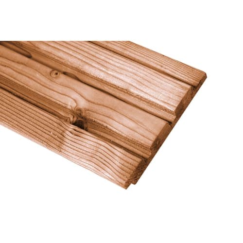 Achter- en zijwand  Douglas DesignRabat 400 cm