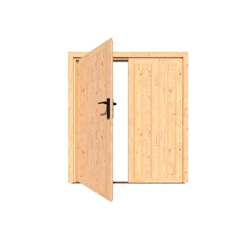 Dubbele deur Douglas Dicht