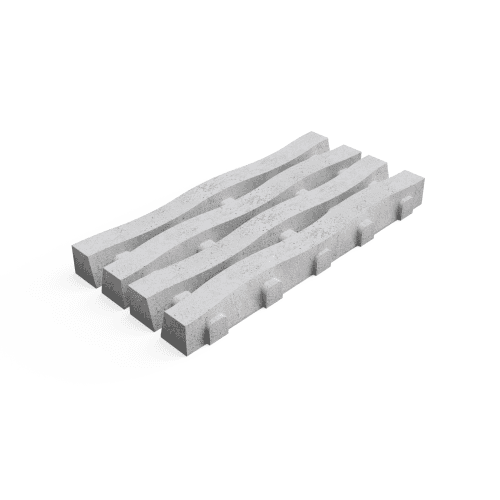 Deer Concrete Grid 125x62,5x12 cm Beach Standard