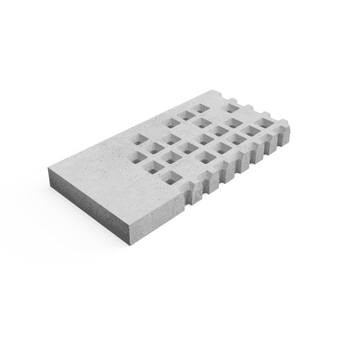 Deer Concrete Grid 125x62,5x12 cm Brutal Transition Border Width 2