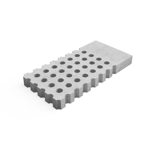 Deer Concrete Grid 125x62,5x12 cm Halftone Border Width