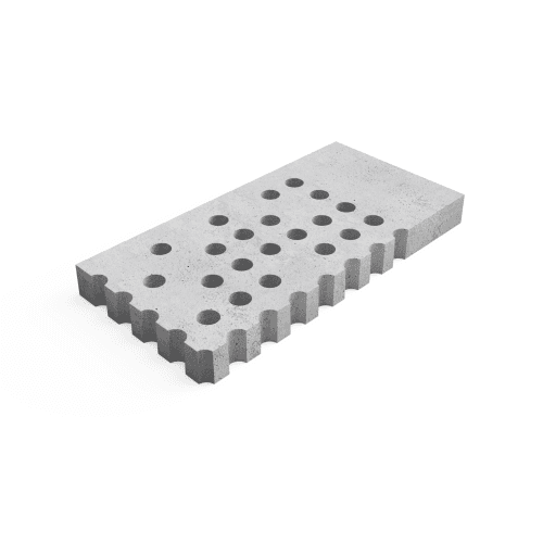 Deer Concrete Grid 125x62,5x12 cm Halftone Transition Border Width 1