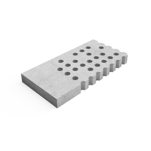 Deer Concrete Grid 125x62,5x12 cm Halftone Transition Border Width 2