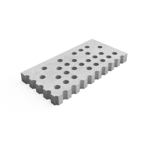 Deer Concrete Grid 125x62,5x12 cm Halftone Transition Corner L