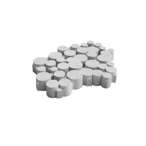 Deer Concrete Organic Lily Large