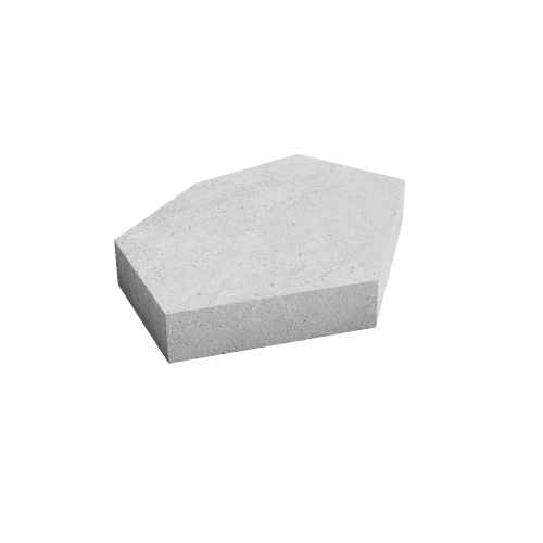 Deer Concrete Organic Crosshatch Full Tile Small