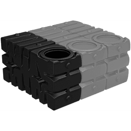 ACO Rain4Me Basic 6000 L tank 223x225x184 1