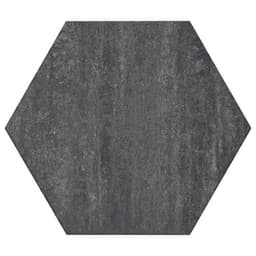 Soft Comfort Zeskant 60/52,5x30x4 cm grijs/zwart 2