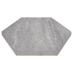 Soft Comfort Zeskant 60/52,5x30x4 cm grezzo 3