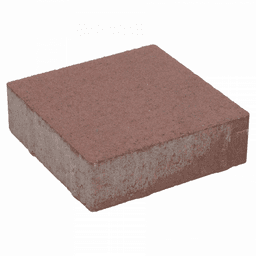 ExcluKera 20x20x6 cm KOMO rood-bruin met deklaag 3