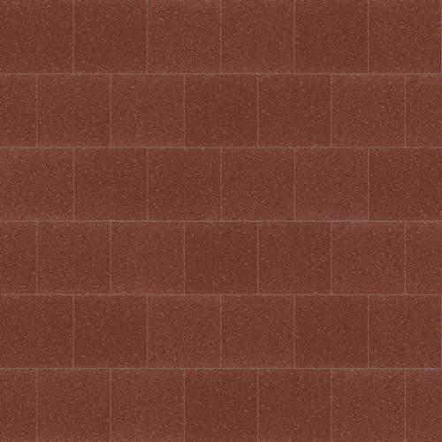 ExcluKera 20x20x6 cm KOMO rood met deklaag