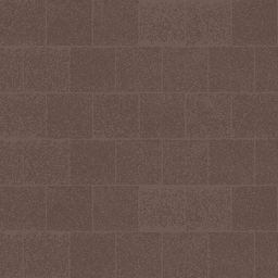 ExcluKera 20x20x6 cm KOMO bruin met deklaag 1