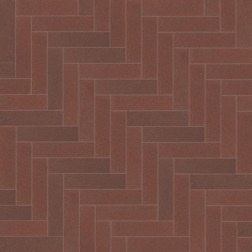 ExcluKera Waalformaat 20x5x7 cm rood-bruin met deklaag