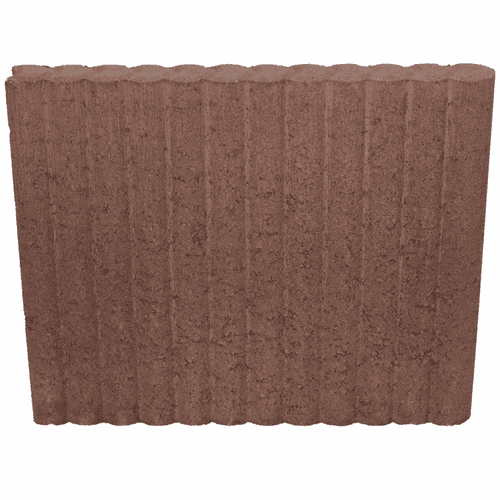 Mini Rondobandpalissade 6x40x50 cm bruin