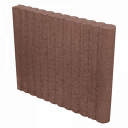 Mini Rondobandpalissade 6x40x50 cm bruin 2