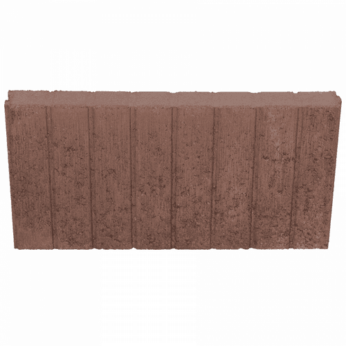 Mini Quadrobandpalissade 6x25x50 cm bruin