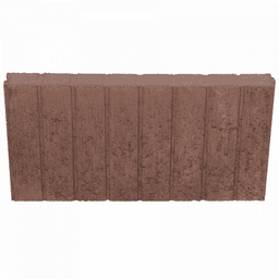 Mini Quadrobandpalissade 6x25x50 cm bruin 1