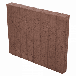 Mini Quadrobandpalissade 6x40x50 cm bruin 2