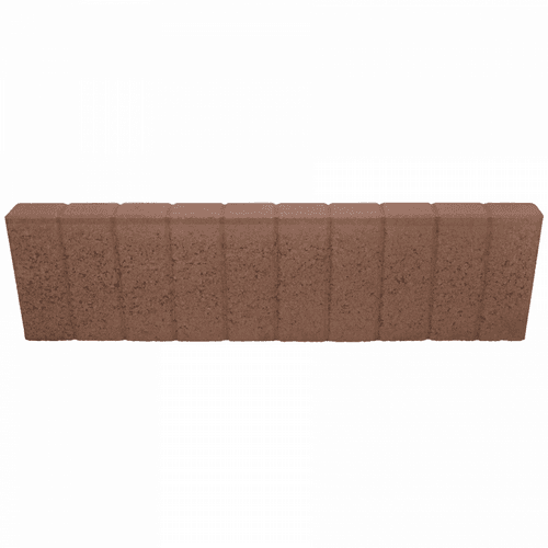 Quadrobandpalissade 8x25x100 cm bruin