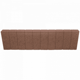 Quadrobandpalissade 8x25x100 cm bruin 1